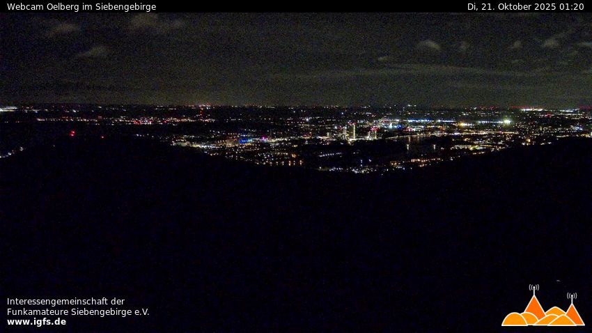 Webcam auf dem Großen Oelberg im Siebengebirge